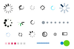 网页loading GIF图片（加载）