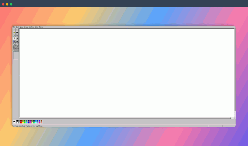 JS Paint：在线版画图工具，完美复刻 Windows 系统自带的画图程序，在浏览器中也能体验经典的绘画乐趣