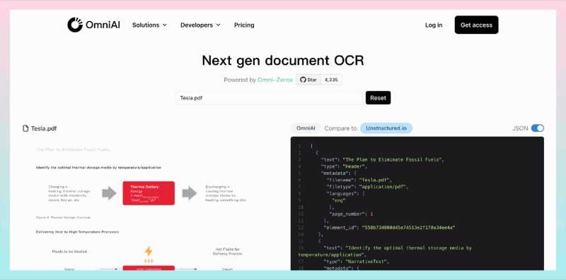 Zerox：一键OCR识别，轻松将文档转化为结构化数据（Markdown、JSON格式）
