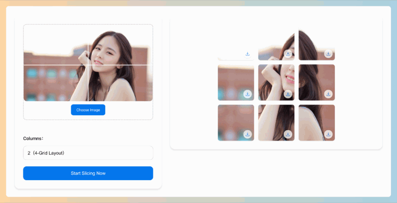 IG Grid Maker:IG网格切割器,轻松制作美丽的Instagram网格照片,瞬间提升你的社交媒体颜值