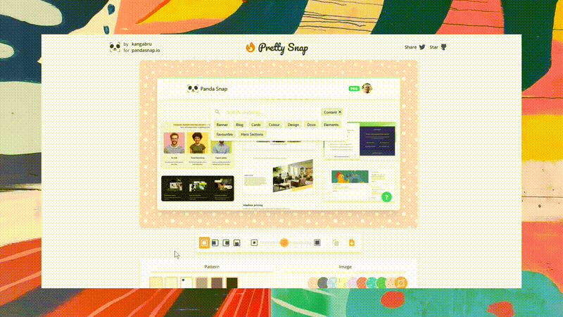 PrettySnap:一款免费的在线截图美化工具,支持自定义背景和边框,帮助用户轻松提升截图的视觉效果