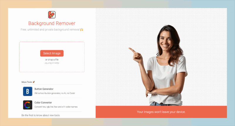Best Background Remover：免费在线去背景工具，自动识别图片中的主体，轻松处理你的图片！