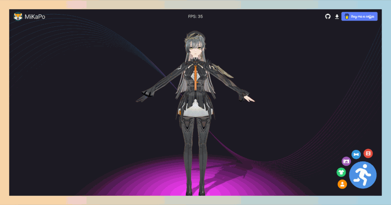MiKaPo:实时视频输入下的MMD模型摆放神器