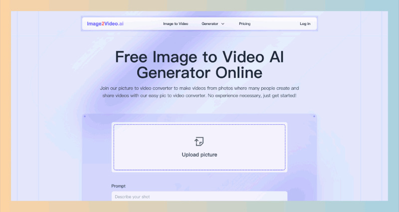 Image to Video AI：一键把图片变成炫酷视频的工具，免费体验不容错过