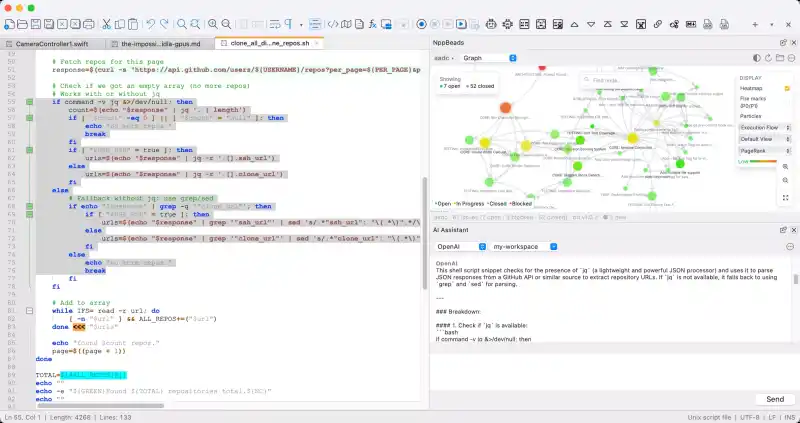 Notepad++ for Mac：免费开源的原生 macOS 代码编辑器，支持 80+ 种语言语法高亮